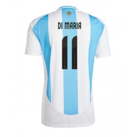 Pánské fotbalový oblečení Argentina Angel Di Maria #11 Domácí košile Copa America 2024 Krátkým Rukávem